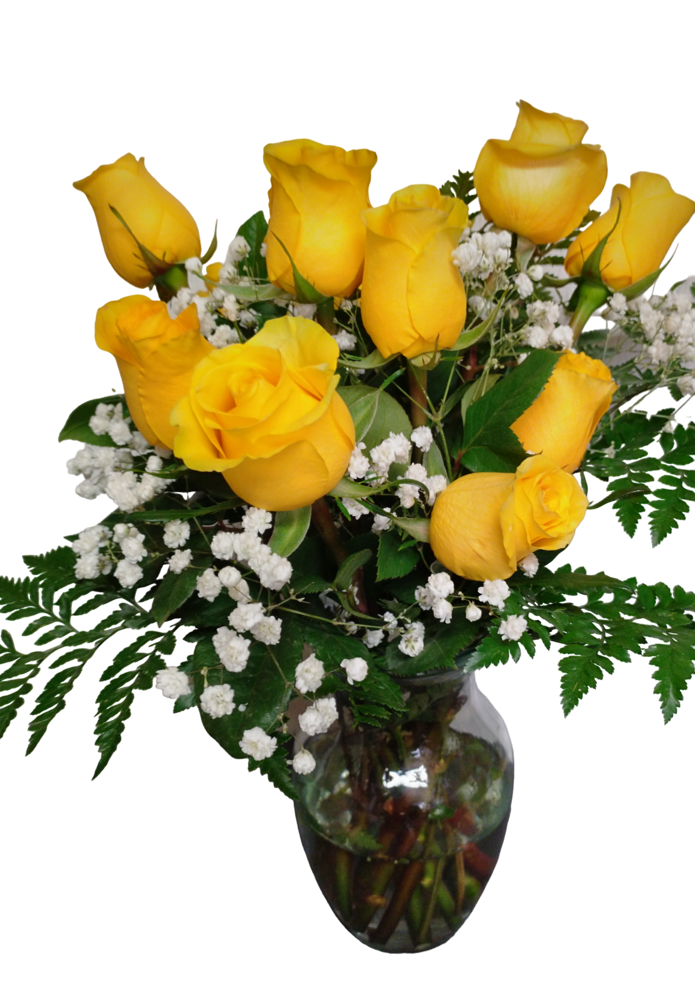 Yellow Rose Vase